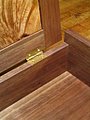Detail of Hinge From Inside